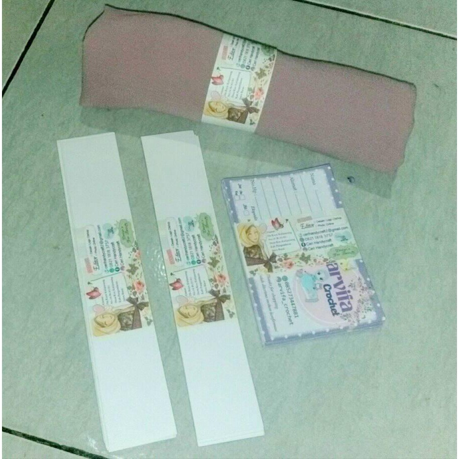 Roller Hijab (bahan bc) dengan logo sendiri/costum