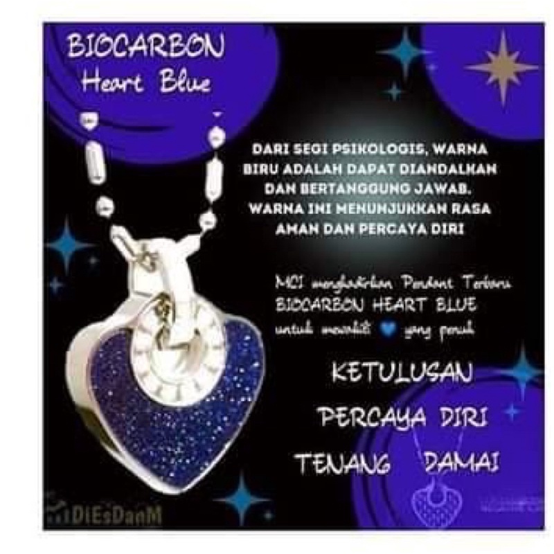 KALUNG KESEHATAN MCI MGI/DISTRIBUTOR MCI/BIOCARBON HEART BLUE MCI/OFFICIAL MCI/LSW BIOCARBON BLUE