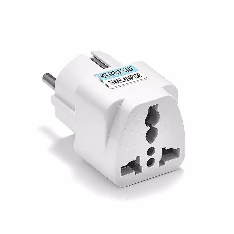 [WAE] OVER STEKER ADAPTOR KAKI 3 KE 2 TRAVEL ADAPTER UNIVERSAL