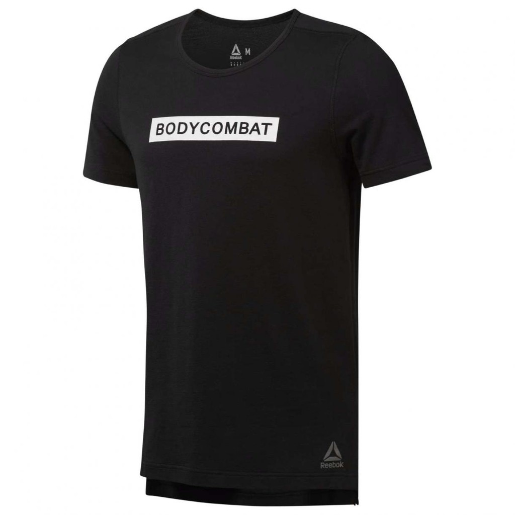 ORIGINAL 100% Reebok Lesmills LM Shirt Body Combat LMBC Black