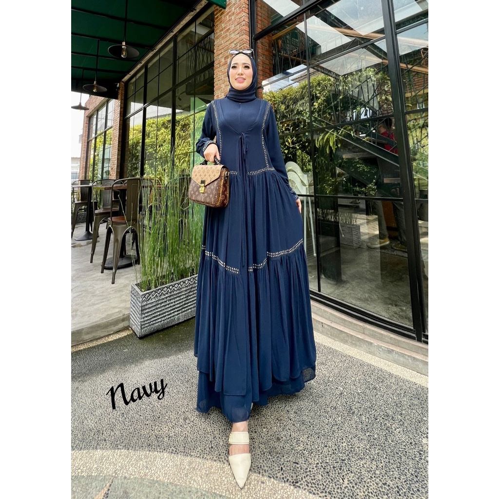 Original GLAMZ Dress Kiran (seri A) (seri B) / Fashion Muslim Gamis