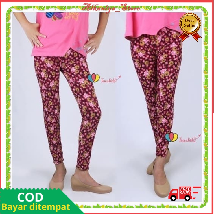 Legging Anak Perempuan Import 8 Tahun Lejing Leging Umur 9 10 11 12 Cewek Motif Celana Anak Panjang