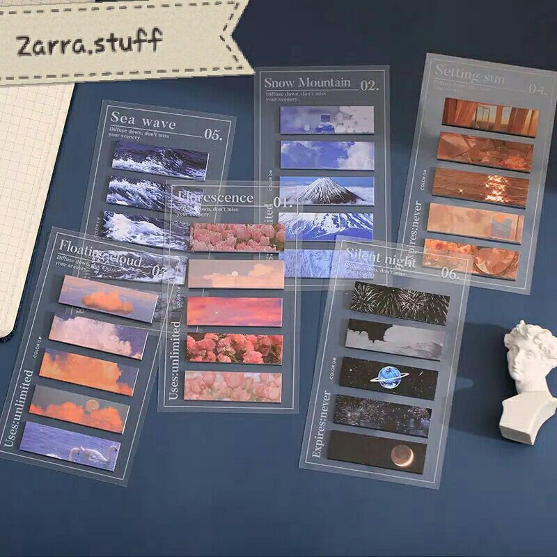 

100 pcs/ lot. memo pad motifawan dan pemandangan
