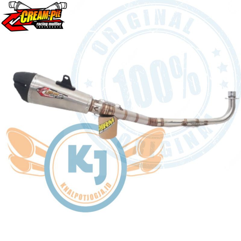 Knalpot Creampie Original Jogja Jupiter Z A1 Cr1 Road Race Stainless original racing jogja Asli jura