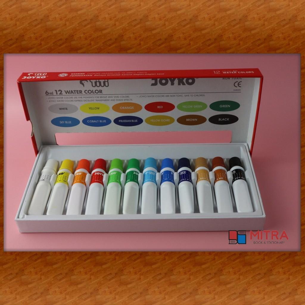 

Cat Air Water Colour Titi Joyko 6ml x 12 Warna