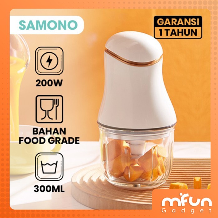 SAMONO Food Chopper Food Processor Blender Daging 0.3L Samono 200W- SW099