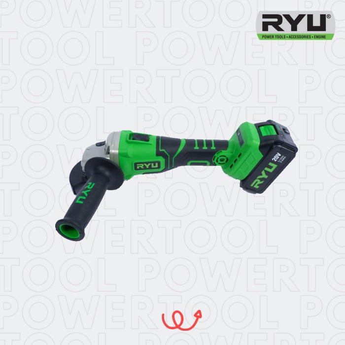 RYU CORDLESS GRINDER 20V RCG 20 V