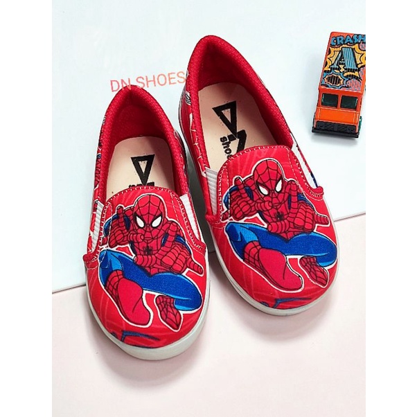 Sepatu Anak Laki-Laki Karakter Laba laba Spiderman Merah