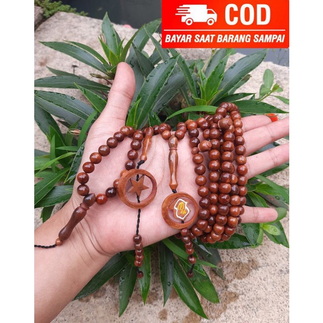 Tasbih 99 kaukah kokka motif bulat 8MM