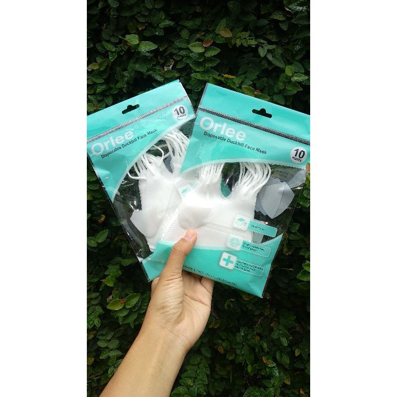 Orlee Masker Duckbill Murah Isi 10 pcs bukan Sensi