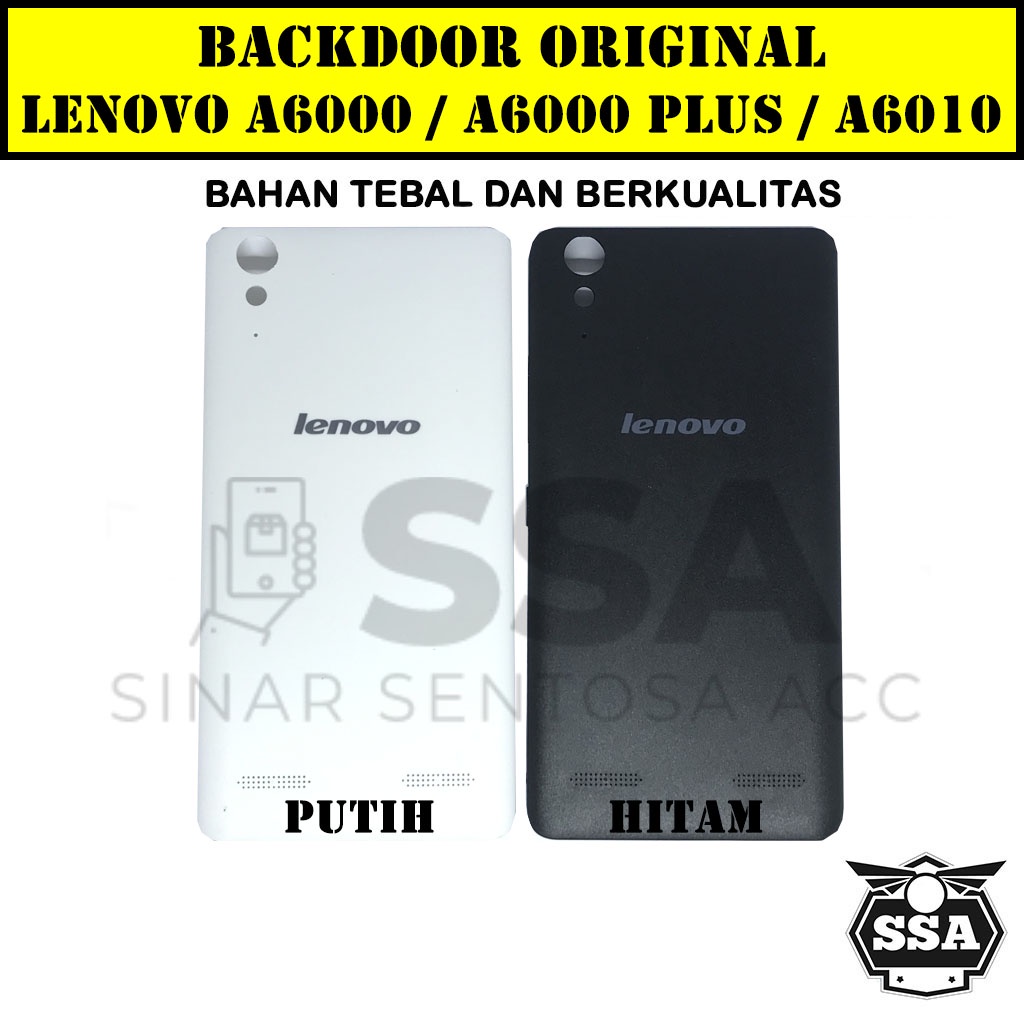 Backdoor Lenovo A7000 A7000+ A7000 Plus A 7000 Plus Original Back Cover Tutup Baterai Belakang Ori