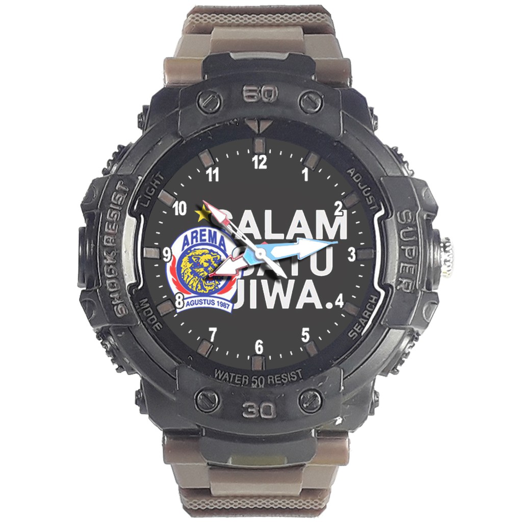 Jam Tangan  AREMA MOTIF 1 Bagus