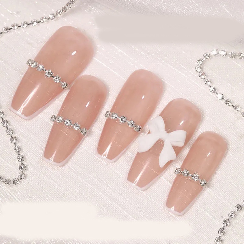 [Nails Art Rhinestones Pearl Crafts] [Nail Art 3D Decoration Chain] [Nail Makeup Tools]