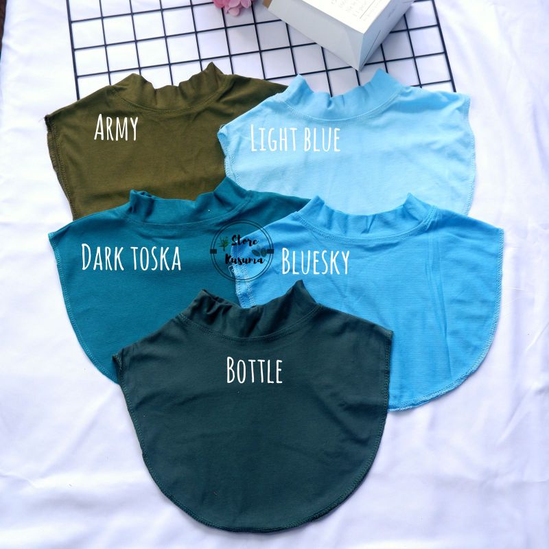 Manset Leher Bahan Kaos pe/Manset Penutup Leher bahan kaos rayon pe