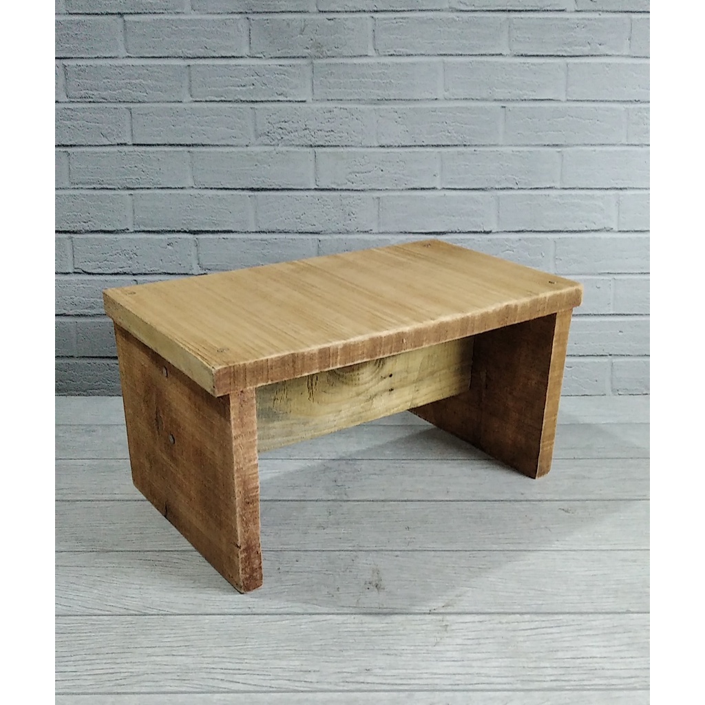 BANGKU JONGKOKAN KAYU PAPAN BANGKU JINGKIK KAYU BANGKU TERAS BANGKU KECIL