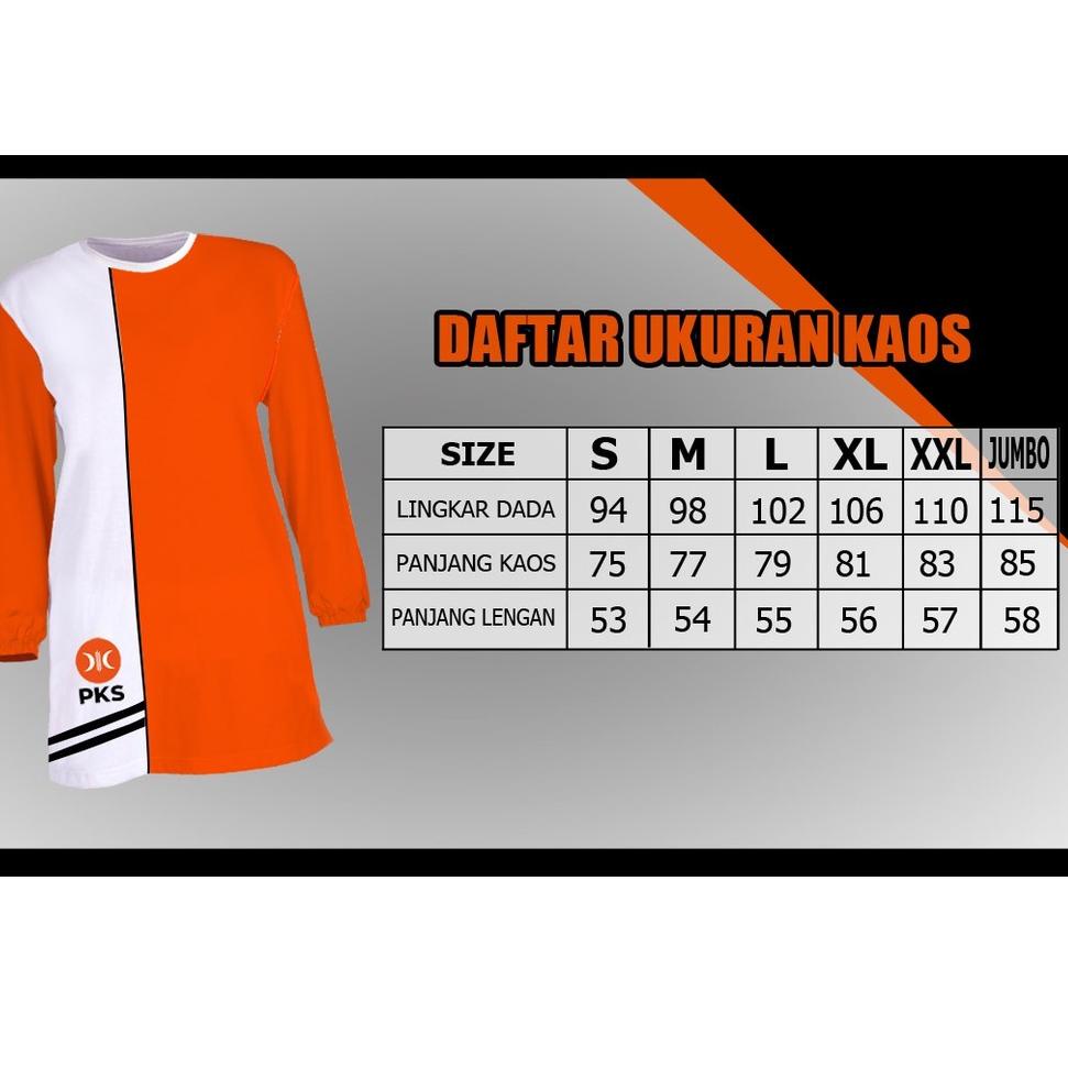 ✥Terupdate Kaos PKS baru akhwat tunik orange 60