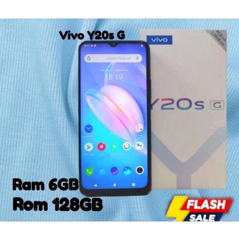 Vivo Y20s g Ram 4GB Rom 128GB second fullset