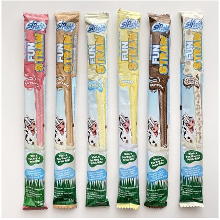 

Sipahh Fun Straw Pack 1's sipaah sedotan ajaib pengubah rasa susu magic straw Exp08/2025