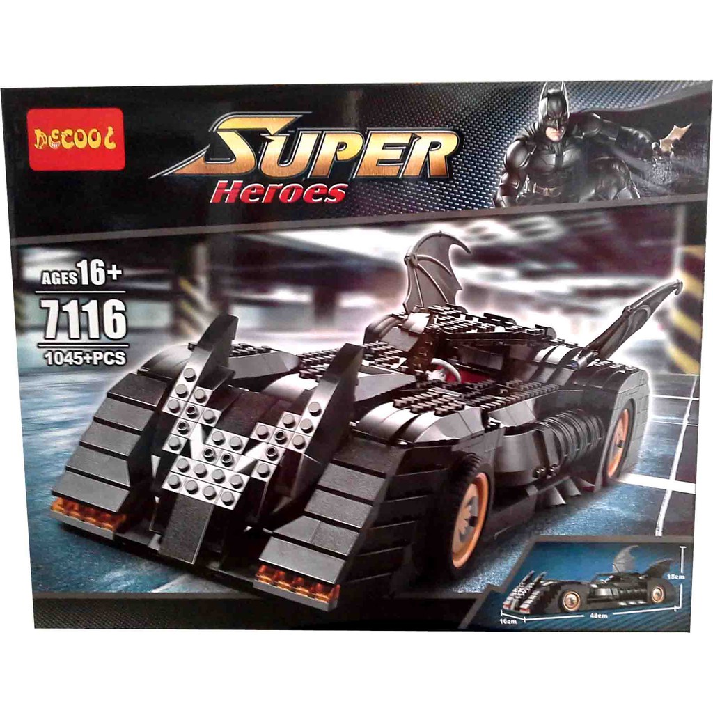 Lego Decool 7116 Super Heroes Batmobile