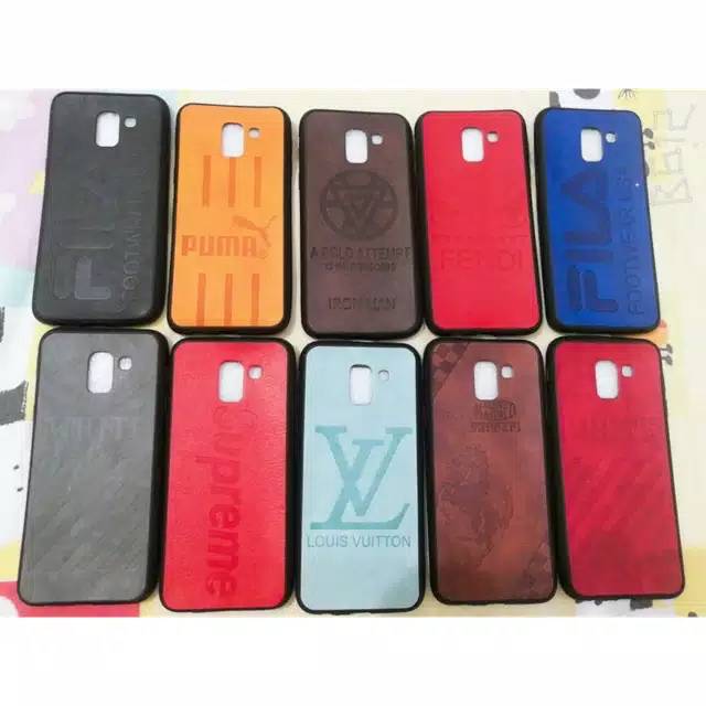 Softcase Leather Kulit Brand Emboss IPHONE 5/6/6 PLUS/7