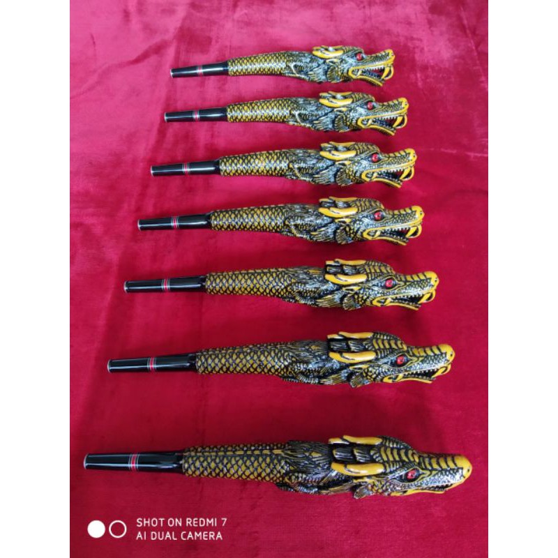 Gagang joran pahul naga (New Model) resin 1 set 7pcs