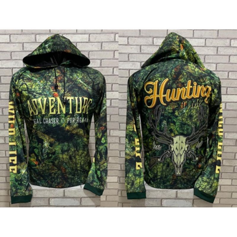 JAKET HUNTING PEMBURU PRIA HIJAU