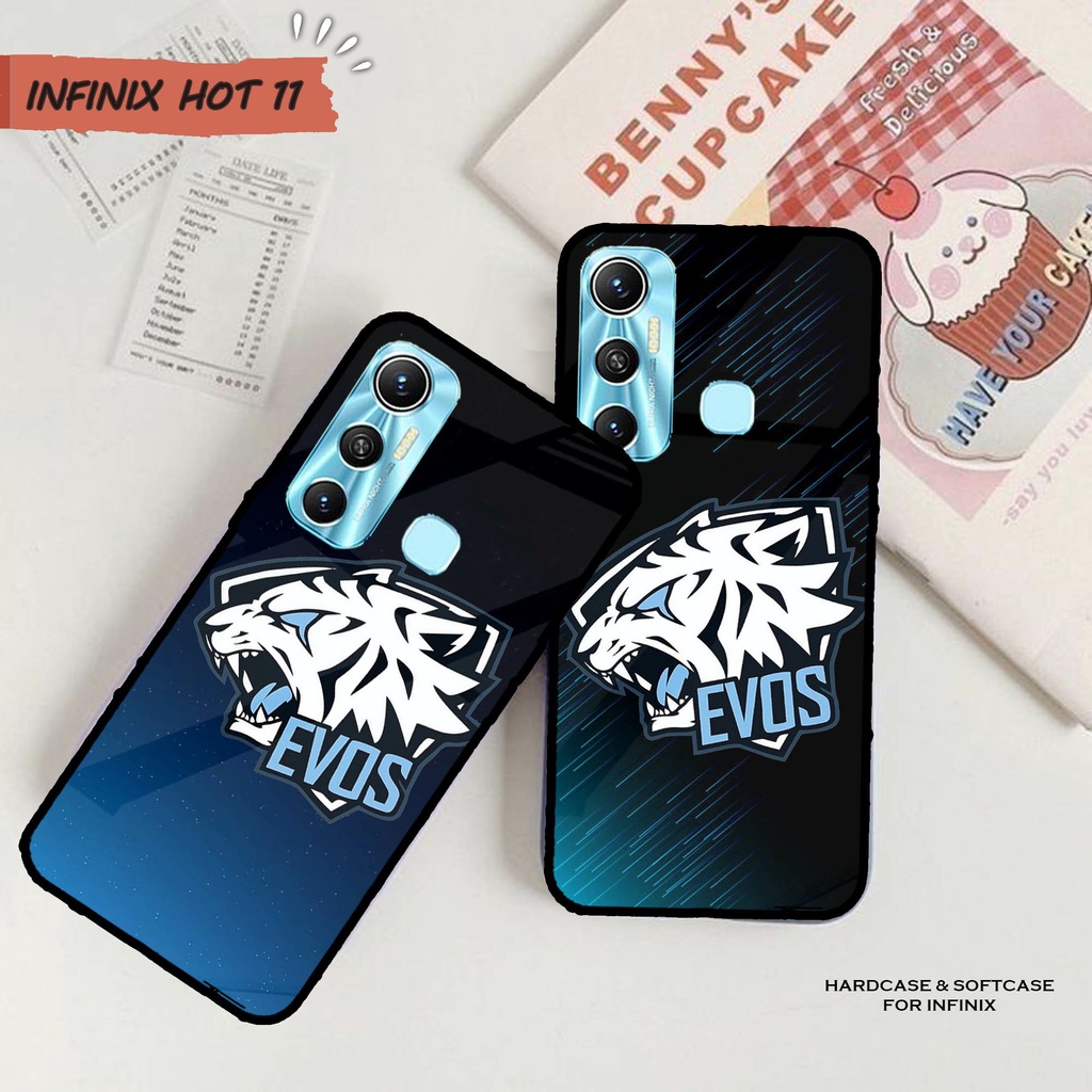 [M14] New Case Glass INFINIX HOT 11 - Case hp - Casing hp - Kesing Kilau INFINIX HOT 11 - Kesing han