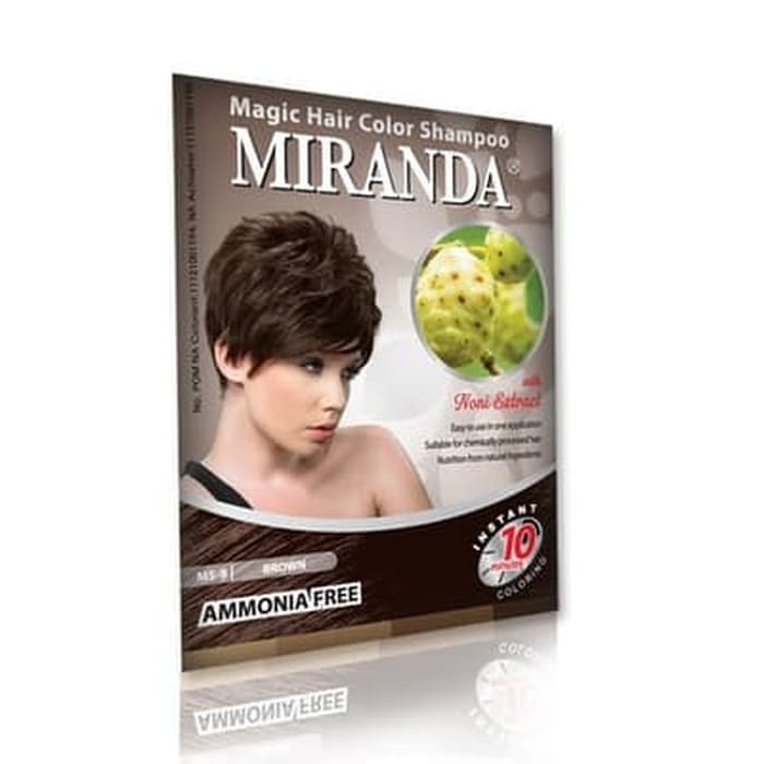 Miranda Noni  Brown BPOM Original CAT  RAMBUT  ALAMI 