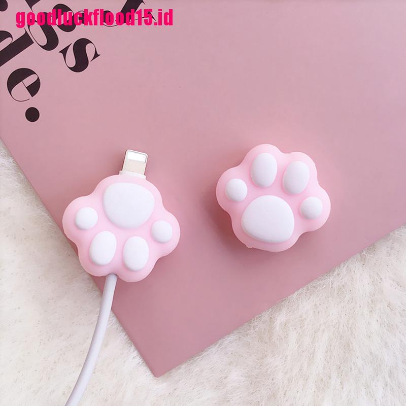 (LUCKID) Pelindung Kabel Data / Charger Usb Bahan Silikon