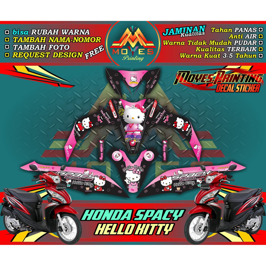 decal fullbody spacy stiker spacy decal motor spacy sticker honda spacy fullbody