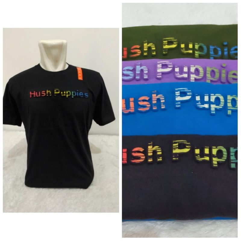 Kaos Hush puppies pria embos pelangi