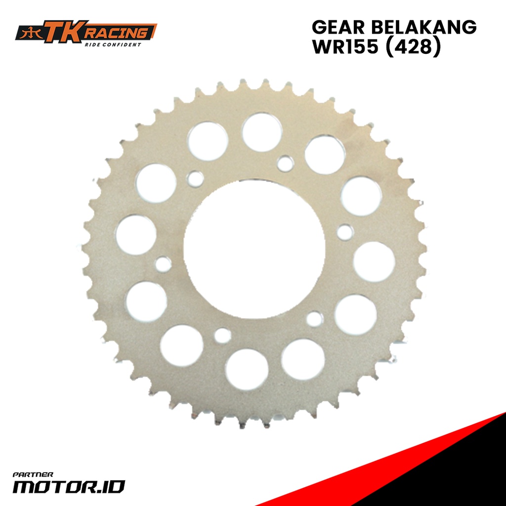 GEAR BELAKANG TK RACING 428 YAMAHA VIXION MX KING SCORPIO