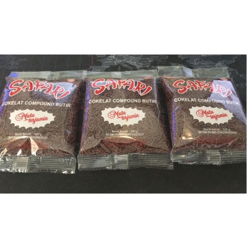 

Meses Safari 100g Polos Coklat, L'AGIE/Cokelat