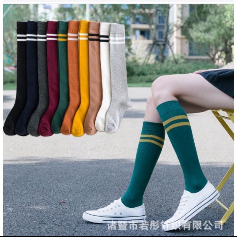 Kaos kaki panjang kekinian Kaos kaki Muslimah Kaos kaki korean / Jepang style