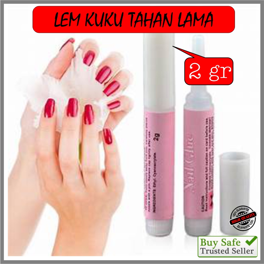 Lem kuku Palsu art nail Glue Kuat awet Tahan lama Murah