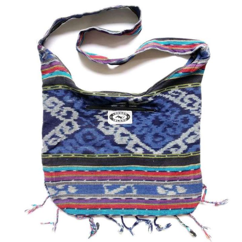 Tas Lombok Tenun Bonus Gelang Tenun / Tas Lombok Ukuran Besar - Tas Sumba