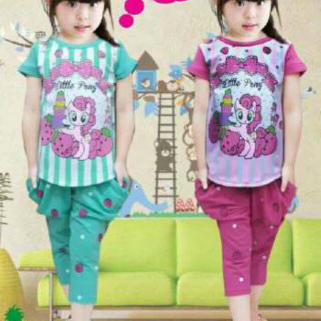 Little Pineapple Little pony celana harem