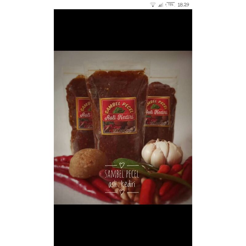 

Sambel Pecel Asli Kediri 1000 gr (1 kg)