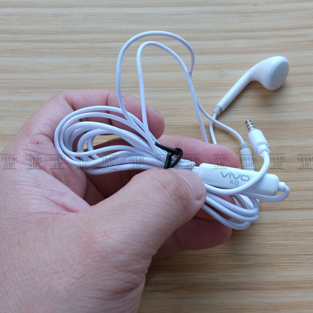 Headset Vivo MH133 Original OEM Earphone Handsfree V1 Y11 Y15 Y15S Y21 Y22 Y27 Y28 Y31 Y35 V5 Plus