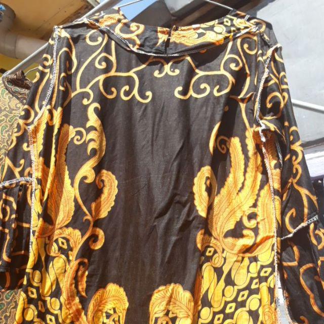 Atasan Batik Dolby Dolbi Dobby Doby Tenun Sutra Tulis Halus Katun Atbm Baron ,sarombit Atasan