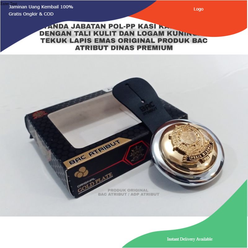 Tanda Jabatan pol pp PolPP sat pol PP Eselon 3 III