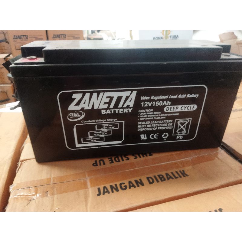Baterai VRLA Gel 12V 150AH Zanetta