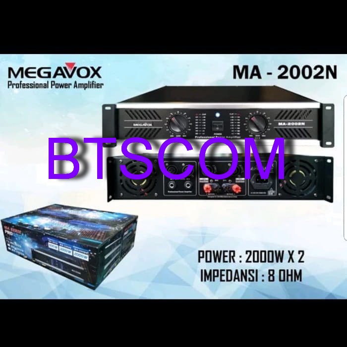 POWER AMPLIFIER MEGAVOX MA2002N/MA 2002N 2 X 2000 WATT