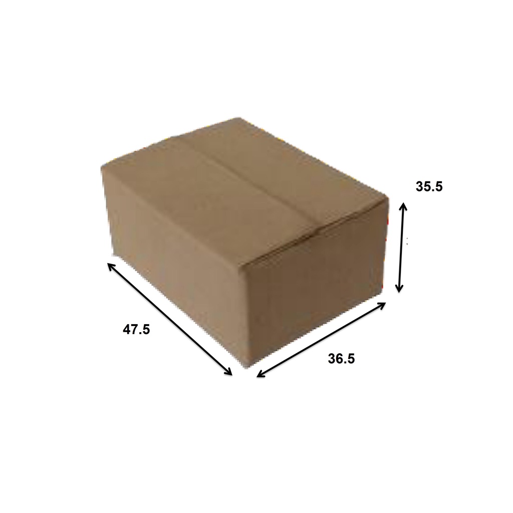 

KARDUS/BOX KARTON POLOS UKURAN 47.5 X 36.5 X 35.5 CM DOUBLE WALL