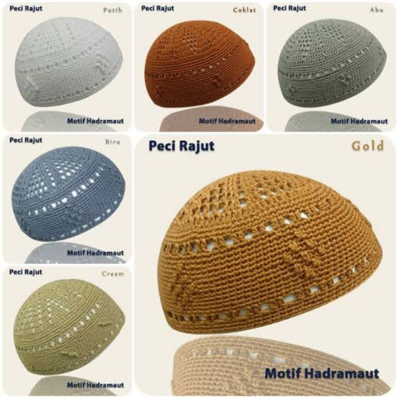 PECI RAJUT YAMAN MOTIF HADRAMAUT/ PECI RAJUT SHOLAT/ PECI RAJUT YAMAN MOTIF/ RAJUT TEBAL