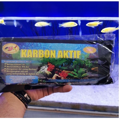 Termurah Karbon Aktif Filter Arang Penjernih Air Aquarium Kolam AQUASCAPE