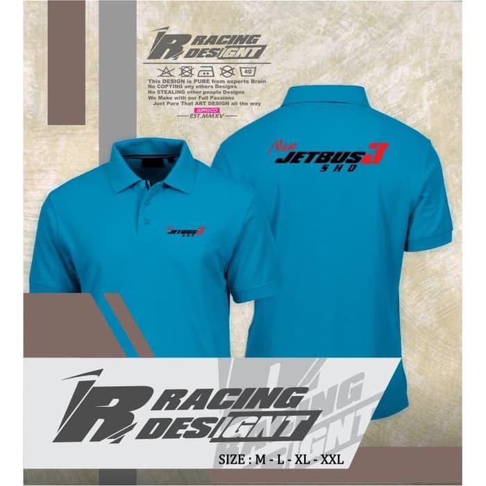 Poloshirt / Kaos Polo Jetbus 3 SHD Terbaru Kualitas Distro -IR Merch            - ardhina
