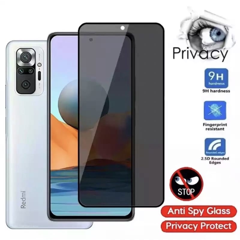 TEMPERED GLASS ANTI SPY IPHONE X XS / XS / XS MAX / XR PRIVACY PREMIUM FULL COVER KACA LAYAR FULL LIST HITAM ANTI GORES