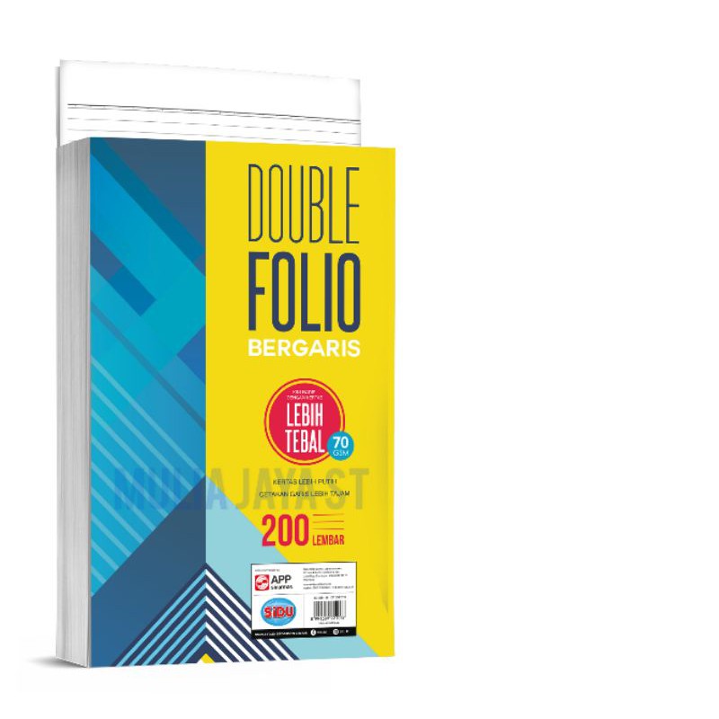 

Kertas Double Folio bergaris 200