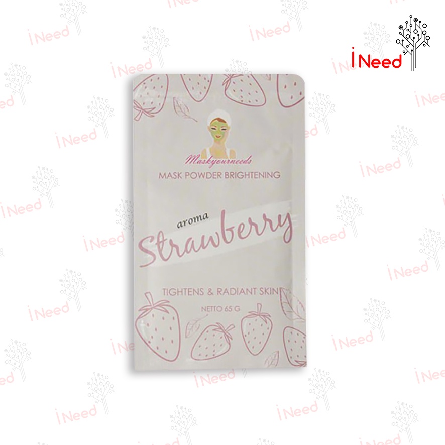 (INEED) MASKER Maskyourneeds STRAWBERRY BPOM 65G